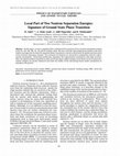 Research paper thumbnail of Local Part of Two Neutron Separation Energies: Signature of Ground State Phase Transition