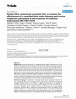 Research paper thumbnail of Double blind, randomized controlled trial, to evaluate the effectiveness of a controlled nitric oxide releasing patch versus meglumine antimoniate in the treatment of cutaneous leishmaniasis [NCT00317629]