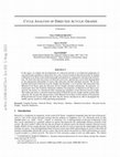 Research paper thumbnail of Cycle analysis of Directed Acyclic Graphs