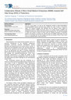 Research paper thumbnail of Collaborative Attitude Of Micro-Small-Medium Enterprises (Msme) Towards Self-Help Group (Shg) In Puducherry