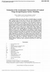 Research paper thumbnail of Estimation of the Aerodynamic Characteristics of Cranked Wings Through Response Surface Modeling