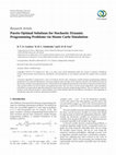 Research paper thumbnail of Pareto Optimal Solutions for Stochastic Dynamic Programming Problems via Monte Carlo Simulation