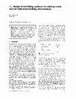 Research paper thumbnail of ℋ∞ Design of Switching Surfaces for Sliding-Mode Control with Nonmatching Disturbances