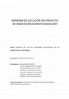 Research paper thumbnail of Fomento del uso del programa Mathematica en las asignaturas de Ingeniería