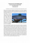 Research paper thumbnail of I would never go to the Galapagos again - A tale from the capital of green washing 
Eng-Ita versions