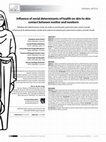 Research paper thumbnail of Influence of social determinants of health on skin to skin contact between mother and newborn