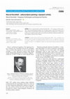 Research paper thumbnail of Marcel Kornfeld - zaboravljeni patolog i cijenjeni učitelj/Marcel Kornfeld – Forgotten Pathologist and Respected Teacher