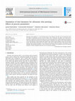 Research paper thumbnail of Simulation of shot dynamics for ultrasonic shot peening: Effects of process parameters