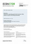 Research paper thumbnail of Choices for spending government revenue: New African oil, gas, and mining economies