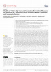 Research paper thumbnail of Models of Follow-Up Care and Secondary Prevention Measures for Survivors of Colorectal Cancer: Evidence-Based Guidelines and Systematic Review