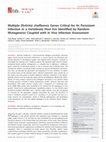 Research paper thumbnail of Multiple Ehrlichia chaffeensis Genes Critical for Its Persistent Infection in a Vertebrate Host Are Identified by Random Mutagenesis Coupled with In Vivo Infection Assessment