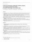 Research paper thumbnail of Evaluación del Programa Colaborador Académico-Alumno, en la Asignatura de Operatoria Dental, Facultad de Odontología, Universidad de Chile