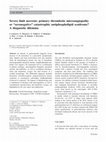 Research paper thumbnail of Severe limb necrosis: primary thrombotic microangiopathy or “seronegative” catastrophic antiphospholipid syndrome? A diagnostic dilemma