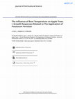 Research paper thumbnail of The Influence of Root Temperature on Apple Trees. I. Growth Responses Related to The Application of Potassium Fertilizer