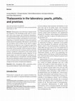 Research paper thumbnail of Thalassemia in the laboratory: pearls, pitfalls, and promises