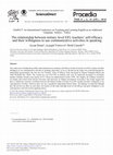 Research paper thumbnail of The Relationship between Tertiary Level EFL Teachers’ Self-efficacy and their Willingness to Use Communicative Activities in Speaking