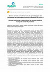 Research paper thumbnail of Ensino remoto como ferramenta de aprendizagem dos estudantes de enfermagem durante a pandemia do covid-19