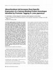 Research paper thumbnail of Mesorhizobium loti Increases Root-Specific Expression of a Calcium-Binding Protein Homologue Identified by Promoter Tagging in Lotus japonicus