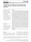 Research paper thumbnail of Treatment with 8-OH-modified adenine (TLR7 ligand)-allergen conjugates decreases T H 2-oriented murine airway inflammation