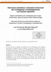 Research paper thumbnail of Estructura semántica e impresión emocional del overlapping o encabalgamiento con función expresiva