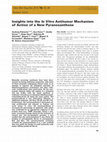 Research paper thumbnail of Insights into the In Vitro Antitumor Mechanism of Action of a New Pyranoxanthone