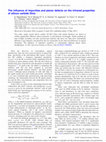 Research paper thumbnail of The influence of impurities and planar defects on the infrared properties of silicon carbide films