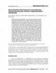 Research paper thumbnail of Near Infrared Spectroscopy for Estimating Sugarcane Bagasse Content in Medium Density Fiberboard