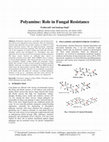 Research paper thumbnail of Polyamine: Role in Fungal Resistance