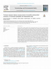 Research paper thumbnail of Triclosan exposure induces varying extent of reversible antimicrobial resistance in Aeromonas hydrophila and Edwardsiella tarda