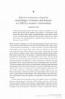 Research paper thumbnail of Affective intimacies of gender assemblages: Closeness and distance in LGBTQ+ women’s relationships