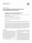 Research paper thumbnail of A Novel Compression Technique for Multi-Camera Nodes through Directional Correlation