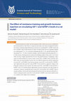 Research paper thumbnail of The Eff ect of resistance training and growth hormone injection on circulating IGF-1 and IGFBP-3 levels in a rat model