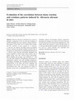 Research paper thumbnail of Evaluation of the correlation between tissue reaction and cytokines patterns induced by Alternaria alternate in mice