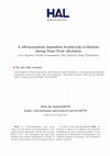 Research paper thumbnail of A silicon-position dependent 6-endo-trig cyclization during Tsuji-Trost alkylation