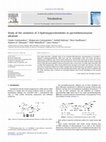 Research paper thumbnail of Study of the oxidation of 3-hydroxypyrroloindoles to pyrrolobenzoxazine alkaloids