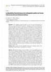 Research paper thumbnail of La República Dominicana y los refugiados judíos en Sosúa. Claroscuro de una historia exitosa