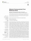 Research paper thumbnail of Editorial: Cosmeceuticals From Medicinal Plants