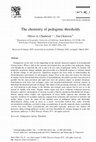 Research paper thumbnail of The chemistry of pedogenic thresholds