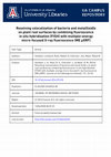 Research paper thumbnail of Resolving colocalization of bacteria and metal(loid)s on plant root surfaces by combining fluorescence in situ hybridization (FISH) with multiple-energy micro-focused X-ray fluorescence (ME μXRF)