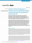 Research paper thumbnail of ISARIC-COVID-19 dataset: A Prospective, Standardized, Global Dataset of Patients Hospitalized with COVID-19