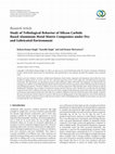 Research paper thumbnail of Study of Tribological Behavior of Silicon Carbide Based Aluminum Metal Matrix Composites under Dry and Lubricated Environment