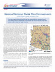 Research paper thumbnail of Arizona drinking water well contaminants