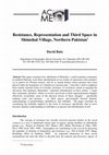 Research paper thumbnail of Resistance, representation, and third space in Shimshal village, Northern Pakistan