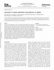 Research paper thumbnail of Liposomes in topical ophthalmic drug delivery: an update