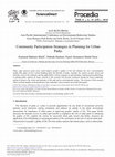 Research paper thumbnail of Community Participation Strategies in Planning for Urban Parks