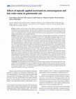 Research paper thumbnail of Effects of topically applied tocotrienol on cataractogenesis and lens redox status in galactosemic rats