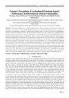 Research paper thumbnail of Farmers' Perceptions of Agricultural Extension Agents' Performance in Sub-Saharan African Communities