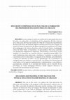 Research paper thumbnail of Educación y enseñanza en el Plan 1966 de la formación del profesor de Educación Física en Uruguay