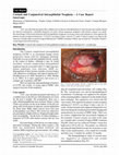 Research paper thumbnail of Corneal and Conjunctival Intraepithelial Neoplasia – A Case Report