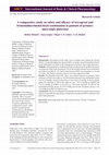 Research paper thumbnail of A comparative study on safety and efficacy of travoprost and brimonidine/timolol fixed combination in patients of primary open angle glaucoma